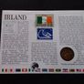 Ireland/United Nations : 1987 First Day 2p Coin and Stamp Cover - United Nations Cancel On The Reverse . Image 2