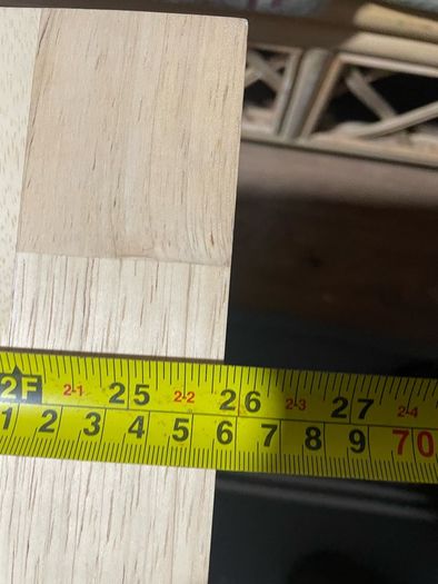 Oak solid countertop