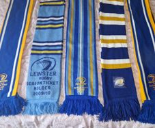 Five Leinster Rugby Scarves