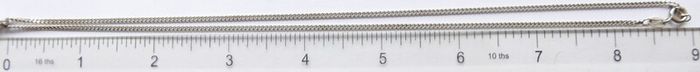 Vintage 925 Sterling Silver Pendant Necklace length 18" - 5,2g
