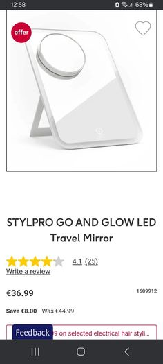StylPro Glow & Go Mirror