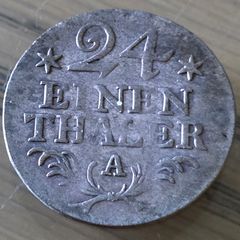 PRUSSIA 1/24 Thaler 1782A Silver