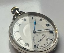 vintage silver pocket watch