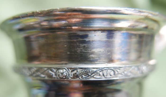 Vintage "A B & S" -Atkin Brothers & Sons, Silver-Plated Mug 1853s
