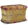 Coffee Table Bamboo with Chindi Details Multicolour Image 3