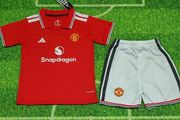 Man united home kit sizes season 26/27 kids
