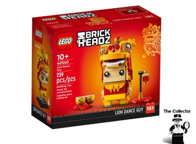 LEGO BrickHeadz Lion Dance Guy Set 40540 Brand New Factory Sealed