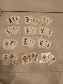 Happy Families playing cards