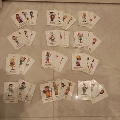 Happy Families playing cards