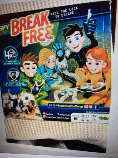 Break Free Board Game. As New (2/4 Players  6 yr up