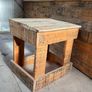 Handmade wooden stool Image 2