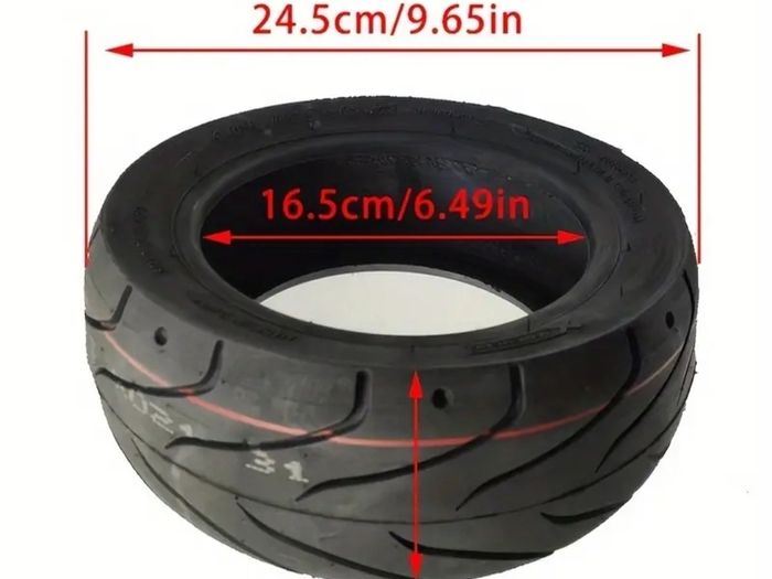 scooter tyer tubeless 90/55/6.5 onroad tubeless