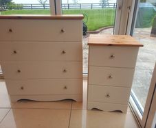 chest of drawers and matching locker