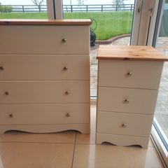 chest of drawers and matching locker