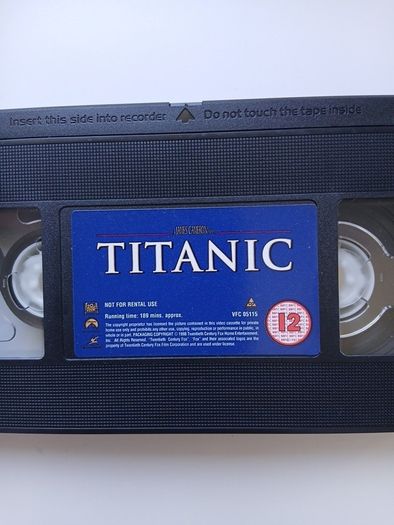 Titanic VHS Film.