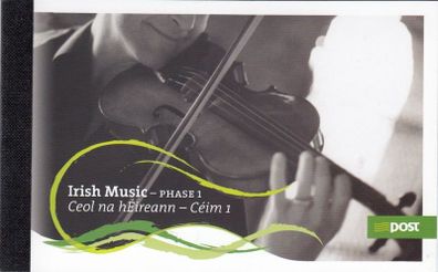 2006 Ireland Irish Music Commemorative Stamps Booklet Mint Never Hinged (MNH). Scans of booklet panes shown.