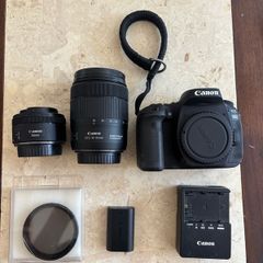 Canon EOS 90D + EF-S 18-135mm IS Nano USM + EF 50mm f/1.8 STM + Variable ND Filter