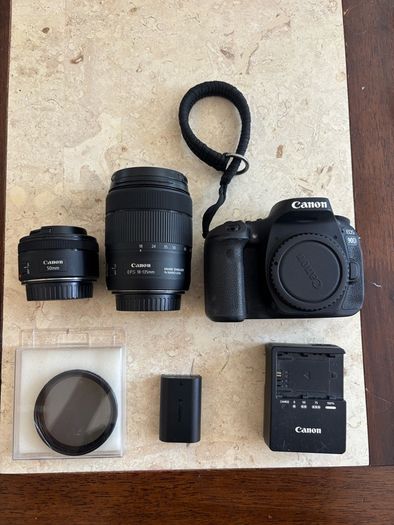 Canon EOS 90D + EF-S 18-135mm IS Nano USM + EF 50mm f/1.8 STM + Variable ND Filter