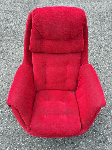 Mid-century retro vintage swivel armchair c1970