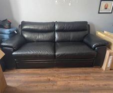 3 seater leather sofa