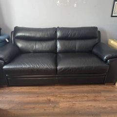 3 seater leather sofa