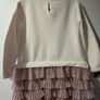 Mayoral girls' party dress - cream and dusty pink Image 7