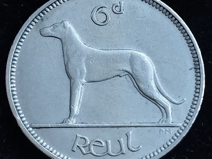 Ireland - 1953 - 6 Pence - Wolfhound - KM.13a - [2713]