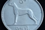 Ireland - 1953 - 6 Pence - Wolfhound - KM.13a - [2713]