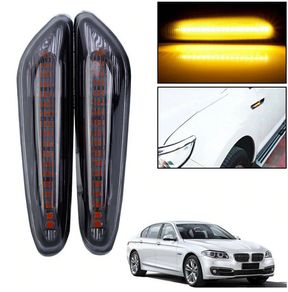 2pcs Of Smoke LED Turn Signal Side Marker Light Blinker Lamp for BMW