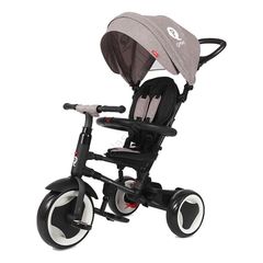 QPlay RITO EVO 3in1 Folding Trike Grey