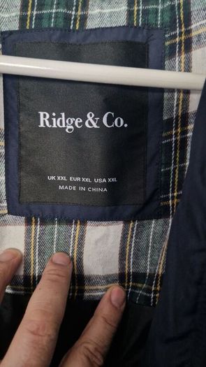 Ridge & Co. Diamond Quilted Jacket  Navy  Size XXL