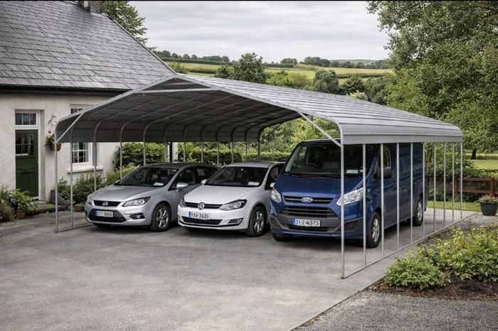 40ft x 20ft Steel Carport Vehicle shelter