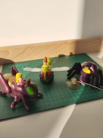 Vintage 1999 Insect Riders Toy Set