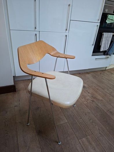 Dining table with glass top and 4 chairs