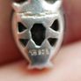THOMAS SABO Sterling Silver Black Onyx Cross Charm Pendant Image 10