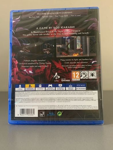 Bloodstained Ritual Of The Night PS4 Brand New