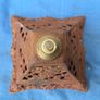 Very decorative cast iron oil lamp base Image 5