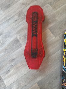 Red short skateboard