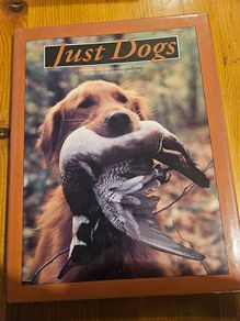 Just Dogs. A Literary And Photographic Tribut To The Great Hunting Breeds. First Edition Large Volume Hardback With Dustjacket In Good Condition.  See Photos For Same.