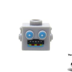Lego Rare Minifigure Series 6 Clockwork Robot Error Misprint Face Colour Grey Head Rare And Hard To Find