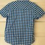 Boys Check Blue Shirt Image 2
