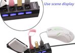 High Speed 4 Port USB HUB 2.0 Multi Splitter Expansion Desktop PC Laptop Adapter