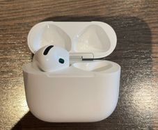 Left AirPod and case