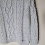 Diesel cable knit sparkle jumper Size large ptp 22" grey In excellent condition Image 5