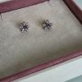 Pandora dazzling daysi flower earrings in great condition fully hallmarked Image 2