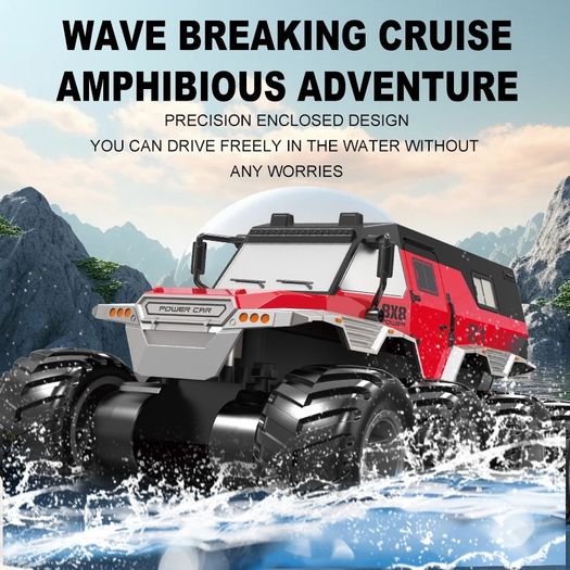 Explorer 8-wheeled Amphibious Armored RC Jeep