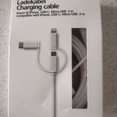 3 M Charging cable