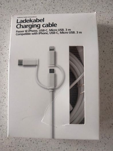 3 M Charging cable