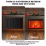 Fireplace Blanket Foldable Windproof Fireplace Windshield Reusable Warm-keeping Energy-saving Fireplace Blanket for Living Room Image 6