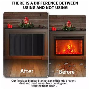 Fireplace Blocker Blanket Fireplace Blocker Cover Save Energy Fireplace Draft Stopper Fireplace Vent Cover for Block Cold Air from Fireplace Vent Stops Overnight Heat Loss    Jomewory Fireplace Blocker Blanket Fireplace Blocker Cover Save Energy Fireplace